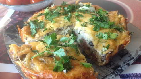 запеканка из пельменей