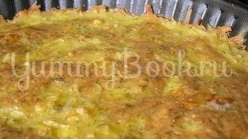 запеканка из тертого картофеля с сыром и чесноком
