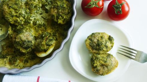 запеканка из яиц и щавеля