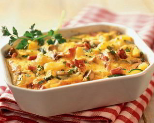 Запеканка с баклажаном