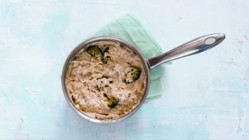 запеканка с копченой пикшей