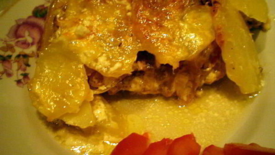 Рецепт запеканки с курицей и овощами