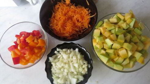 запеканка с мясом и тыквой