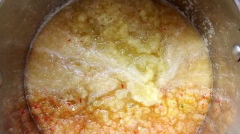 аджика из кабачков с яблоками на зиму