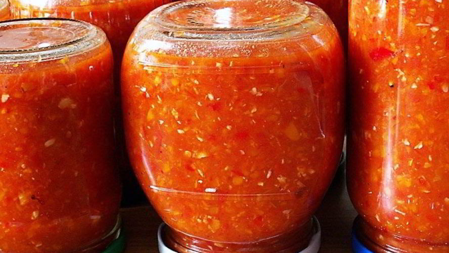 Рецепт аджики из помидоров на зиму