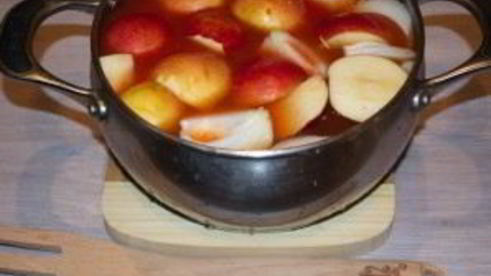 аджика из яблок и томата на зиму