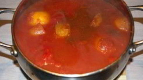 аджика из яблок и томата на зиму