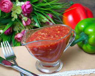 Аджика на зиму без яблок