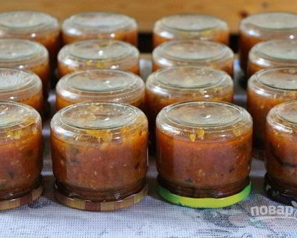 Аджика на зиму с варкой