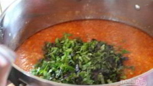 аджика на зиму с варкой