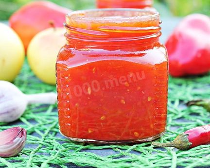 Аджика пальчики оближешь с яблоками