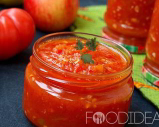 Аджика с кетчупом чили на зиму