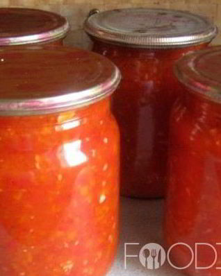 Аджика с яблоками