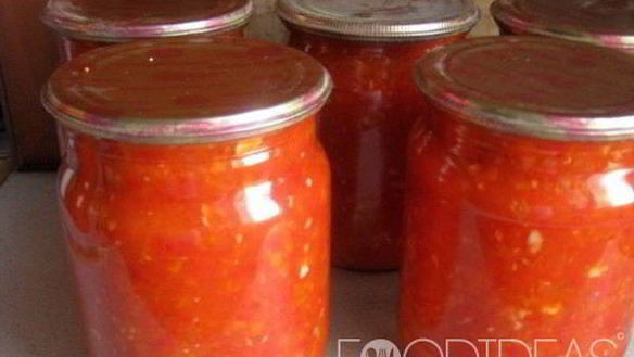 Рецепт Аджики с яблоками