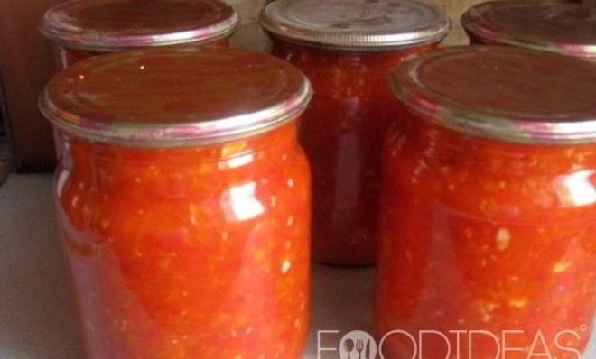 Аджика с яблоками