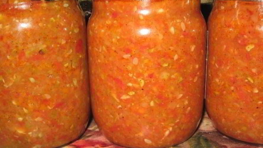 Рецепт консервированной аджики на зиму