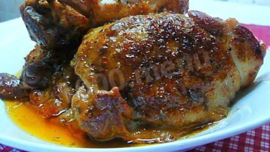 Рецепт курицы в аджике с белым вином