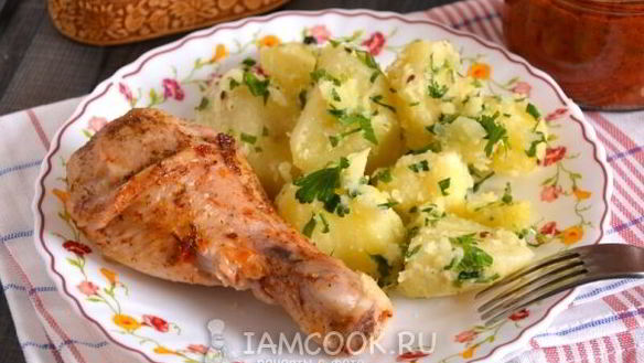 Рецепт Курицы, запеченной с аджикой