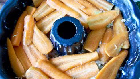 мясная корона с соусом-аджикой