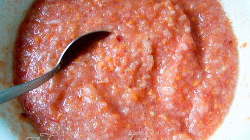 мясная корона с соусом-аджикой