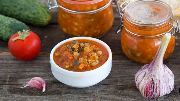 Рецепт Огуречно-томатной приправа в стиле аджики