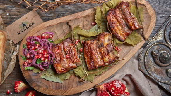 Рецепт Свиных ребер в аджике