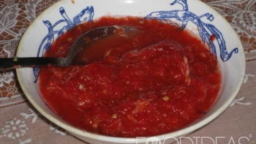 Рецепт сырой аджики