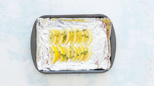 запеченная курица с аджикой и лимоном