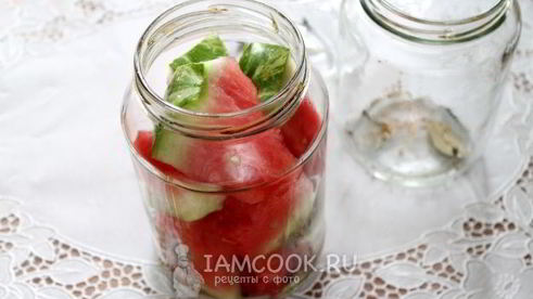 арбузы в сладком маринаде без уксуса