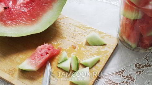 арбузы в сладком маринаде без уксуса