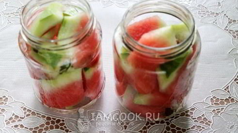 арбузы в сладком маринаде без уксуса