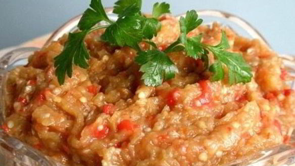 Рецепт Баклажанов с чесноком на зиму