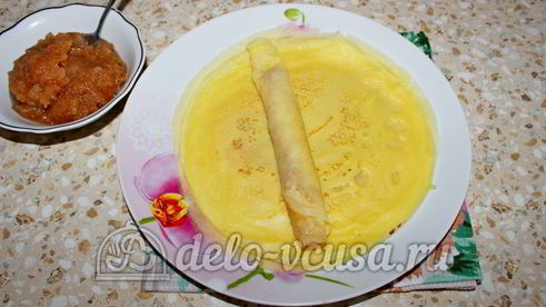 блинчики с джемом