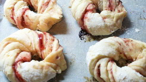 бублики с джемом