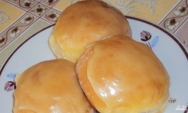 Булочки с джемом из дрожжевого теста