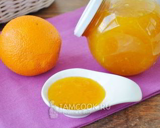 Быстрый апельсиновый джем на квиттине