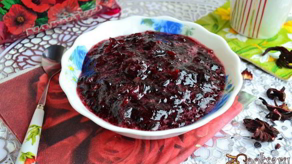 Рецепт Быстрого джема из суданской розы