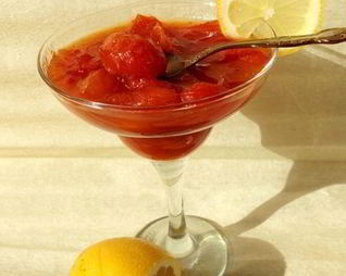 Джем из помидоров черри с лимоном и перчиком чили