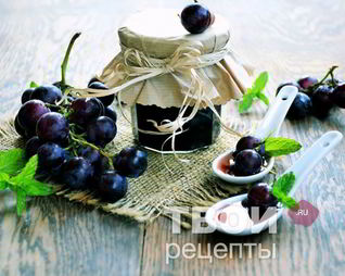 Джем из винограда без сахара
