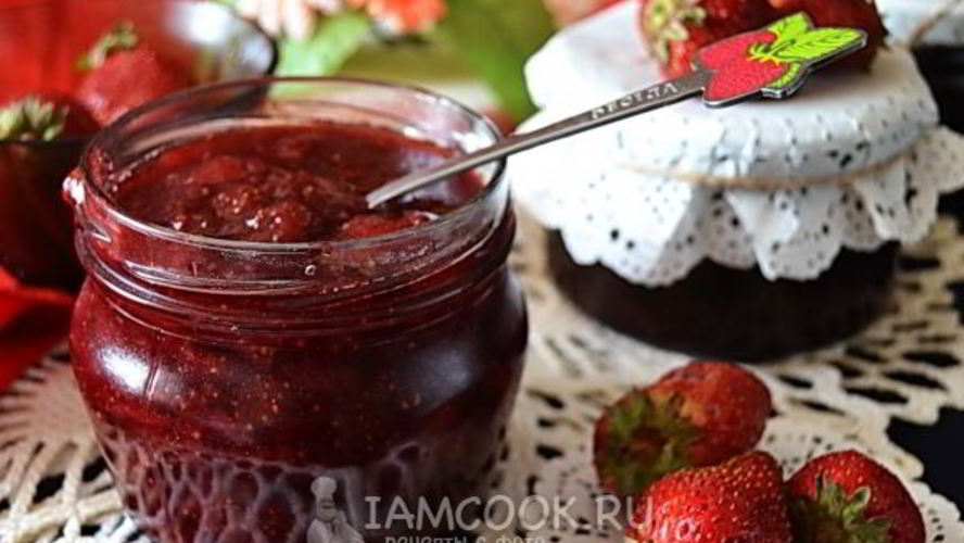 Рецепт клубничного джема в мультиварке