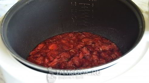 клубничный джем в мультиварке