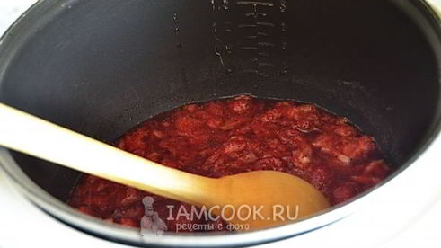 клубничный джем в мультиварке