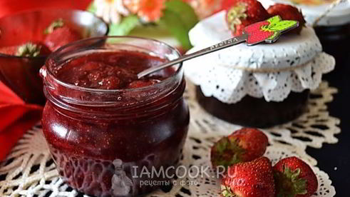 клубничный джем в мультиварке
