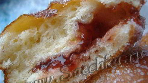пончики с джемом berliner