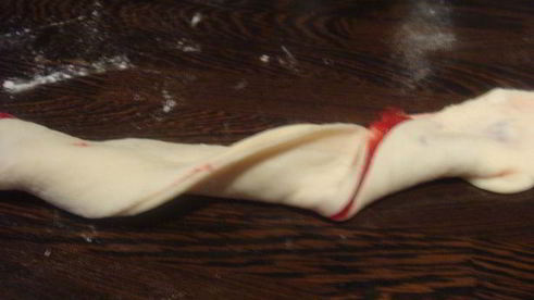 постные булочки с клюквенным джемом