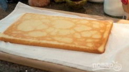 рулет с джемом