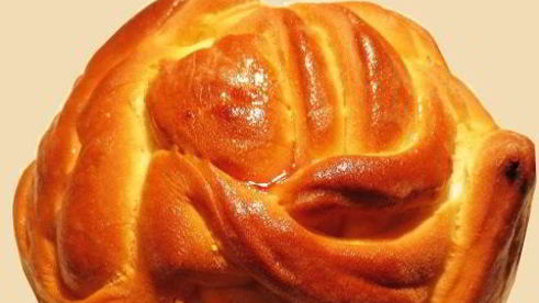 слоеные булочки с малиновым джемом