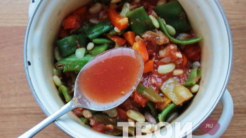 фасоль в томате на зиму