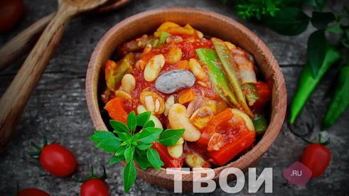 фасоль в томате на зиму