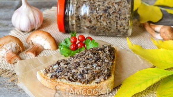 Рецепт Икры из опят с чесноком на зиму